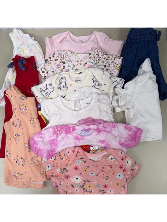 Custom Variety Pack Other - Girls 12M Clothing Lot Gerber CK Cat & Jack 11 Pieces